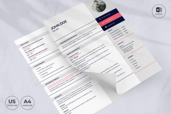 Art Gallery Resume Template CV: Your Portfolio in a Document