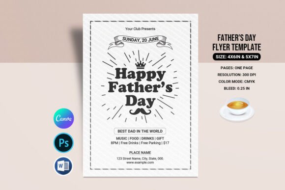 Celebrate Dad with the Perfect Party Flyer Design