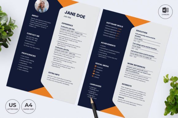 Finance Consultant Resume Template CV: Your Professional Edge