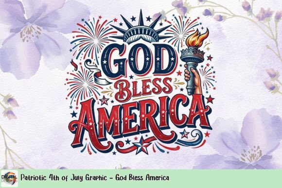 God Bless America: A Patriotic Design for Independence Day