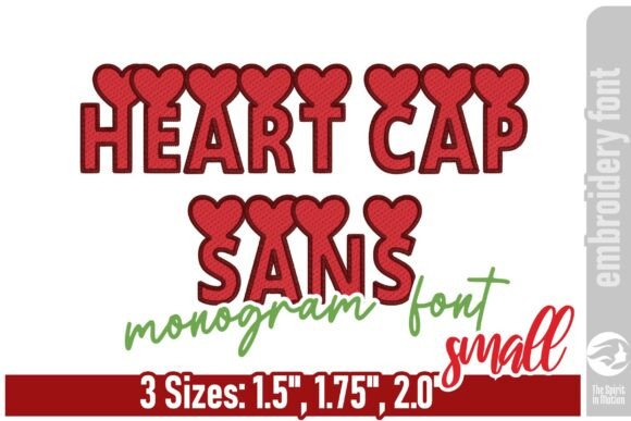 Heart Cap Sans Monogram Font: A Charming Display Typeface