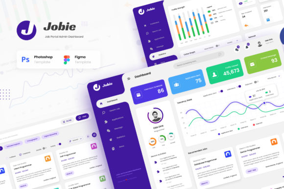 Jobie Admin: Streamline Your Hiring with a Modern Dashboard UI