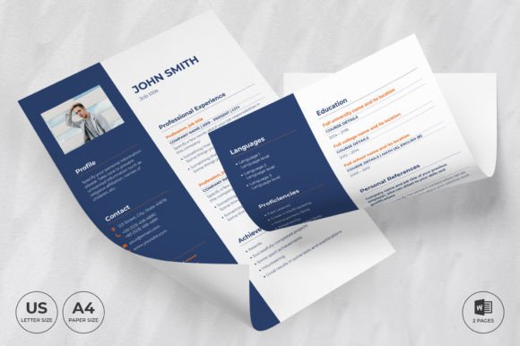 Marketing Agency Resume Template CV: Stand Out Professionally