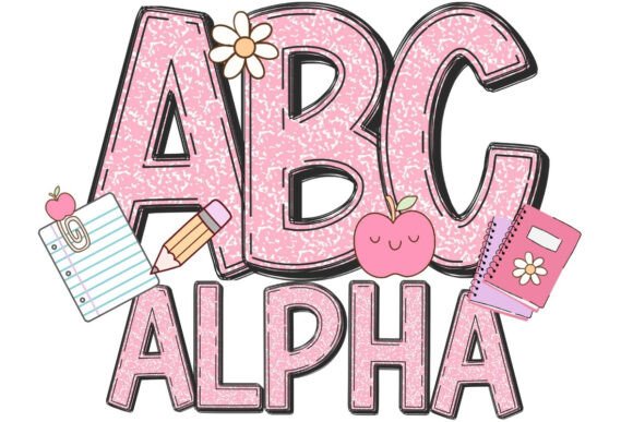 Pastel Composition Notebook Letters PNG: A Creative Design Asset